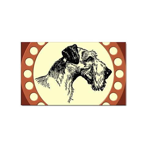 Hound Sticker Rectangular (100 pack) from ArtsNow.com Front