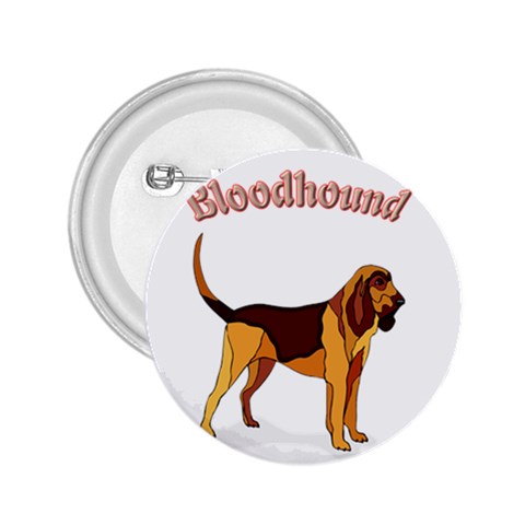 Bloodhound 2.25  Button from ArtsNow.com Front