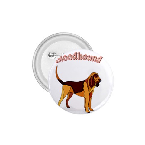 Bloodhound 1.75  Button from ArtsNow.com Front