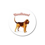 Bloodhound Magnet 3  (Round)