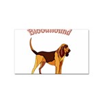 Bloodhound Sticker Rectangular (100 pack)