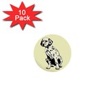 Dalmation puppy 1  Mini Button (10 pack) 