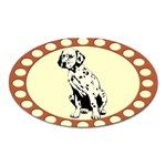 Dalmation puppy Magnet (Oval)