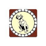 Dalmation puppy Magnet (Square)