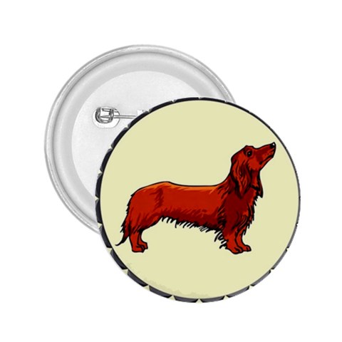 dachshund 2.25  Button from ArtsNow.com Front