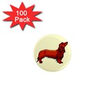 dachshund 1  Mini Magnet (100 pack) 
