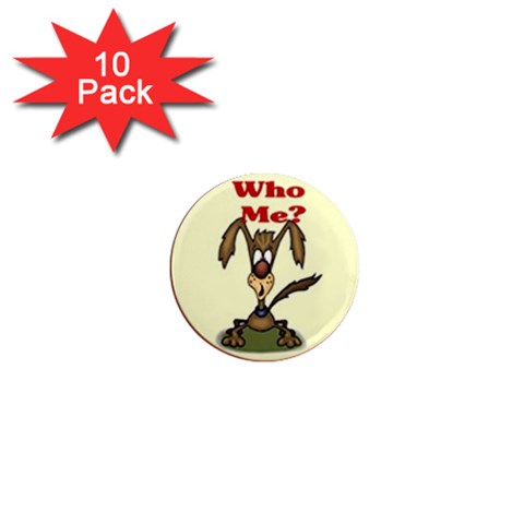 Who me? 1  Mini Magnet (10 pack)  from ArtsNow.com Front