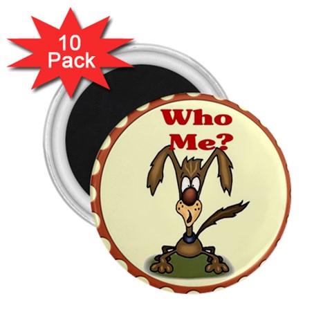Who me? 2.25  Magnet (10 pack) from ArtsNow.com Front