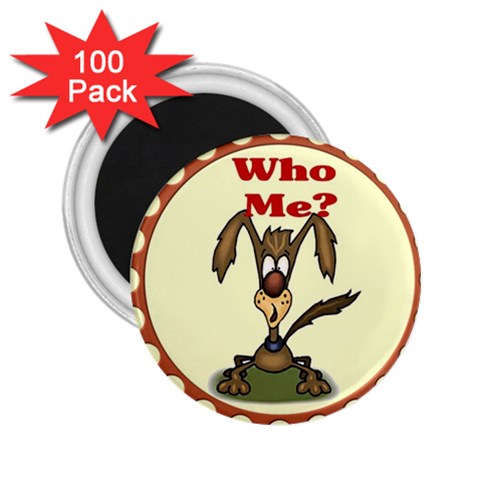 Who me? 2.25  Magnet (100 pack)  from ArtsNow.com Front