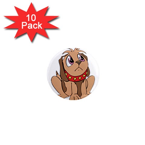 Innocent puppy 1  Mini Magnet (10 pack)  from ArtsNow.com Front
