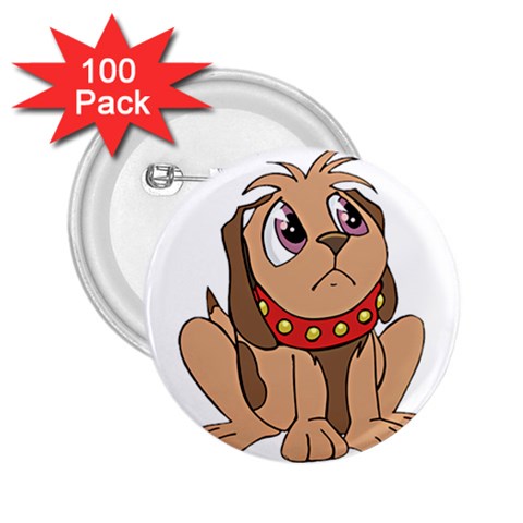 Innocent puppy 2.25  Button (100 pack) from ArtsNow.com Front