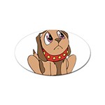 Innocent puppy Sticker Oval (10 pack)