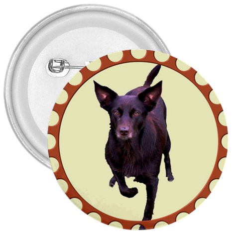 Kelpie 1 3  Button from ArtsNow.com Front