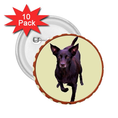 Kelpie 1 2.25  Button (10 pack) from ArtsNow.com Front