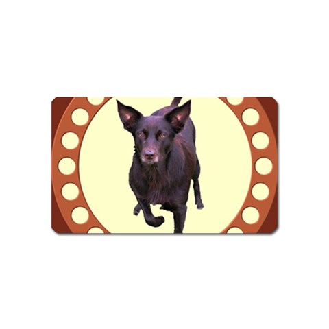 Kelpie 1 Magnet (Name Card) from ArtsNow.com Front