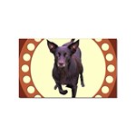 Kelpie 1 Sticker Rectangular (10 pack)