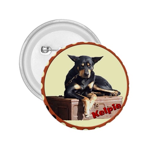 Kelpie 2 2.25  Button from ArtsNow.com Front