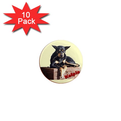 Kelpie 2 1  Mini Magnet (10 pack)  from ArtsNow.com Front