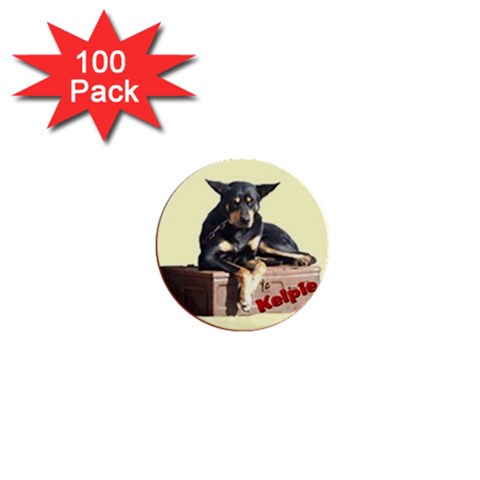 Kelpie 2 1  Mini Button (100 pack)  from ArtsNow.com Front