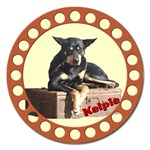 Kelpie 2 Magnet 5  (Round)