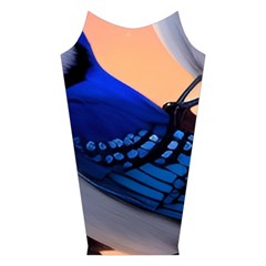 Bluebird Velvet Long Sleeve Shoulder Cutout Dress from ArtsNow.com Left Sleeve