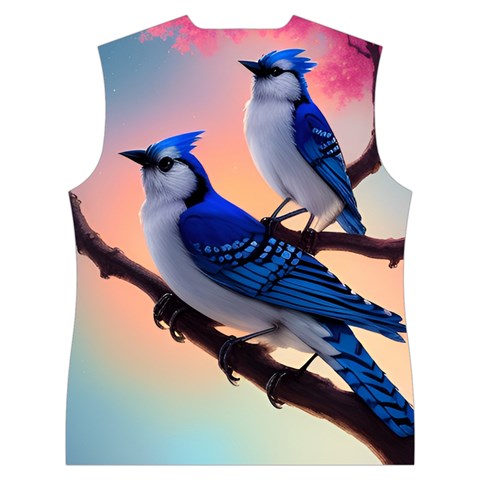 Bluebird Women s Button Up Vest from ArtsNow.com Back