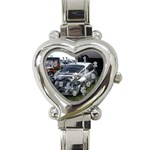 2 Heart Italian Charm Watch