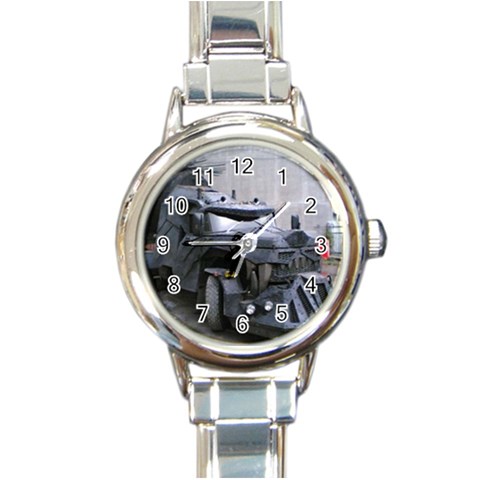 3 Round Italian Charm Watch from ArtsNow.com Front