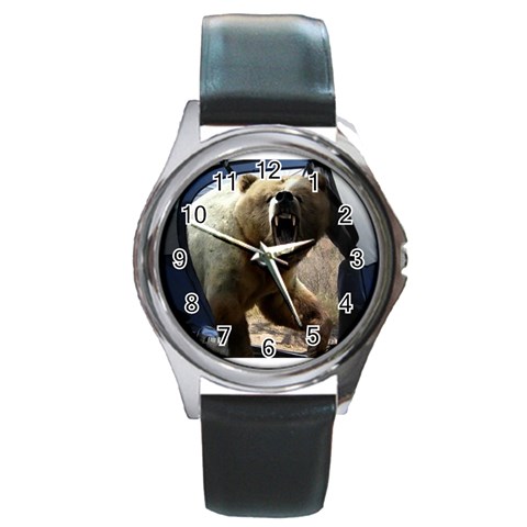 22 Round Metal Watch from ArtsNow.com Front