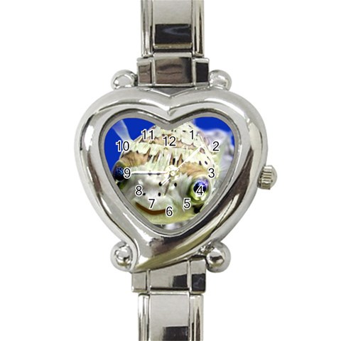 5 Heart Italian Charm Watch from ArtsNow.com Front
