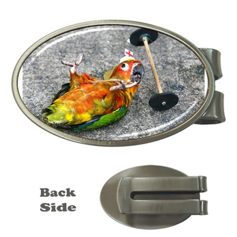 6 Money Clip (Oval) from ArtsNow.com Front