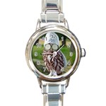 6 Round Italian Charm Watch