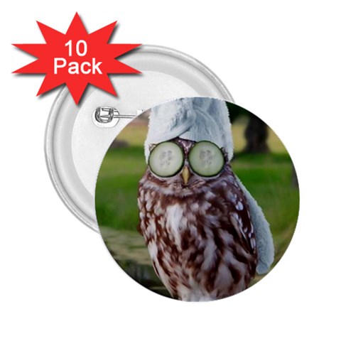 6 2.25  Button (10 pack) from ArtsNow.com Front