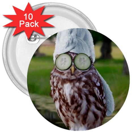 6 3  Button (10 pack) from ArtsNow.com Front