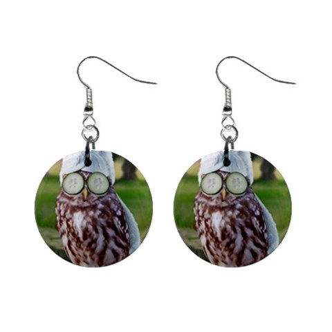 6 1  Button Earrings from ArtsNow.com Front