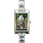 6 Rectangular Italian Charm Watch