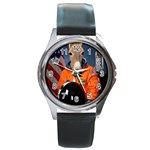 7 Round Metal Watch