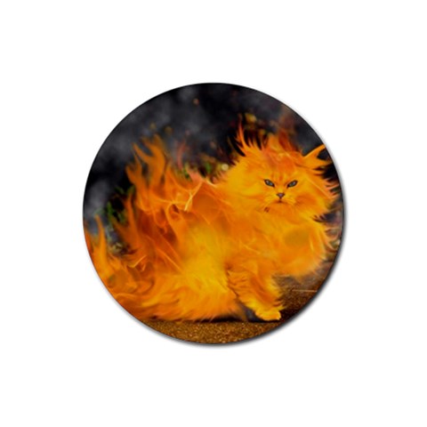12 Rubber Round Coaster (4 pack) from ArtsNow.com Front