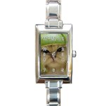 15 Rectangular Italian Charm Watch