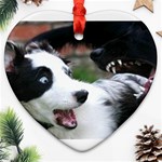 18 Heart Ornament (Two Sides)