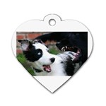 18 Dog Tag Heart (One Side)