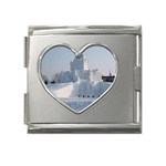 22 Mega Link Heart Italian Charm (18mm)