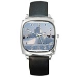 22 Square Metal Watch