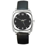 28 Square Metal Watch