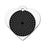 28 Dog Tag Heart (One Side)