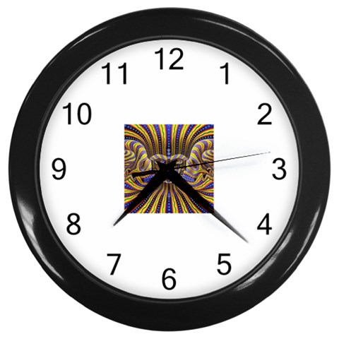 25 Wall Clock (Black) from ArtsNow.com Front