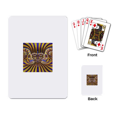 25 Playing Cards Single Design from ArtsNow.com Back