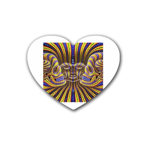 25 Heart Coaster (4 pack) from ArtsNow.com Front