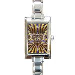 25 Rectangular Italian Charm Watch