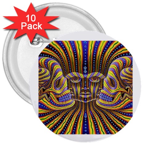 25 3  Button (10 pack) from ArtsNow.com Front